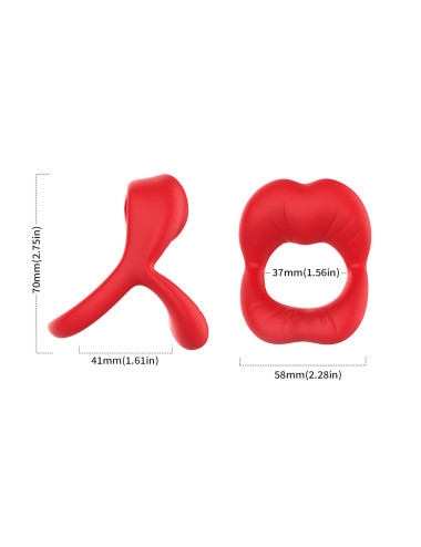 Big Mouth Red 9 vibration function