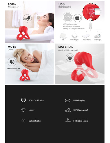 Big Mouth Red 9 vibration function