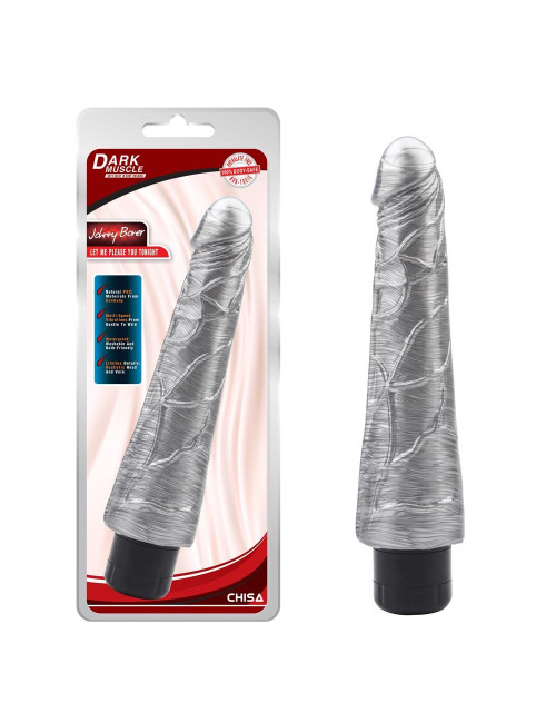 Johnny Boner-Silver Realistyczny Wibrator 23 cm