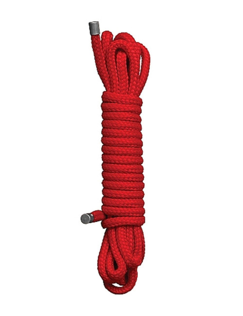 Nylonowy sznurek do wiązań BDSM Ouch! Japanese Rope 10m Czerwony