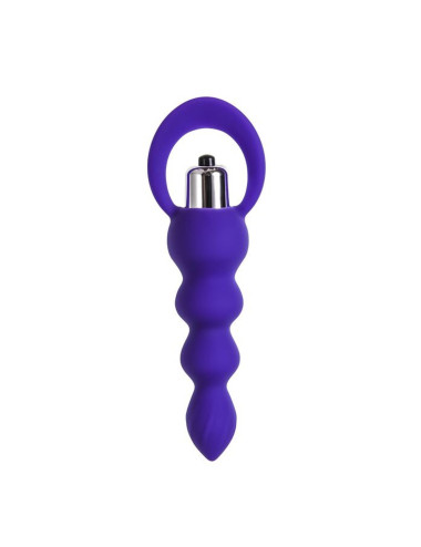 ToDo by Toyfa Anal plug Twisty, silicone, purple, 14 cm, O 3.2 cm