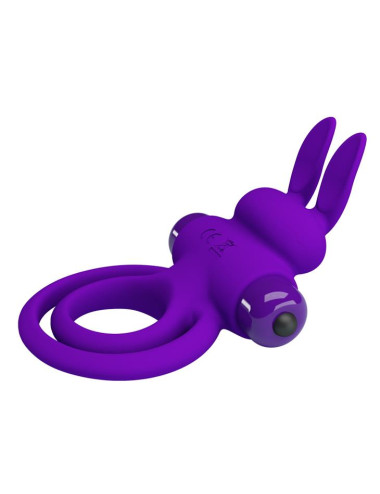 PRETTY LOVE - VIBRANT PENIS RING III 10 Functions Purple