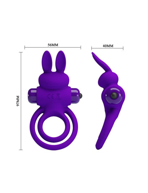 Pretty Love Vibrant Penis Ring III - Wibrujący pierścień 10 funkcji
