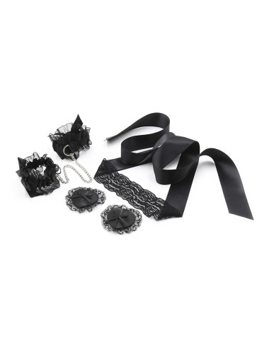 LACE ME UP BLACK LACE SET CRUSHIOUS