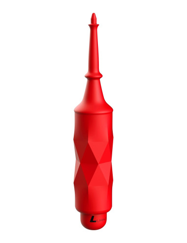 Circe - ABS Bullet With Sleeve - 10-Speeds - Red