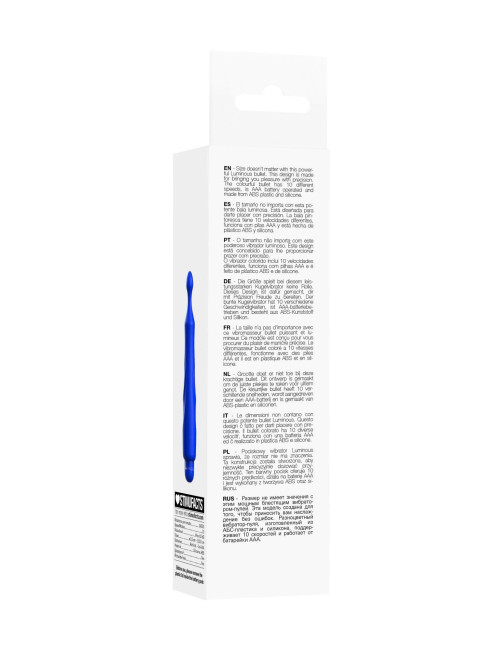 Dido - ABS Bullet With Sleeve - 10-Speeds - Royal Blue