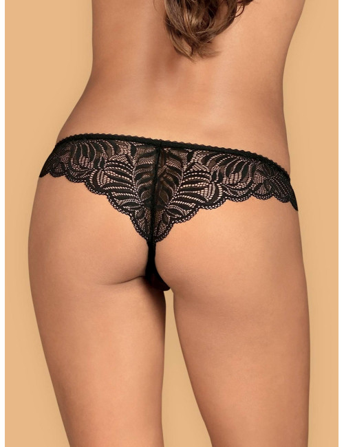 Obsessive Contica Stringi Otwarte L/XL Bielizna