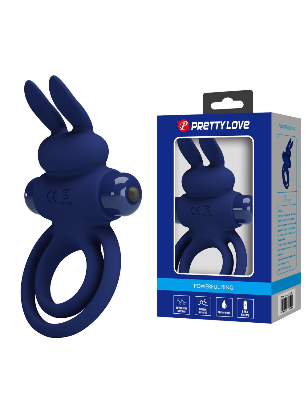 PRETTY LOVE - Powerful ring, 10 vibration functions