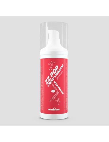 CRUSHIOUS ZZ POP LIQUID VIBRATOR STRAWBERRY AROMA 30ML