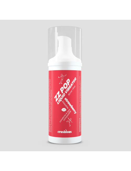 Crushious ZZ Pop Liquid Vibrator Strawberry 30ml