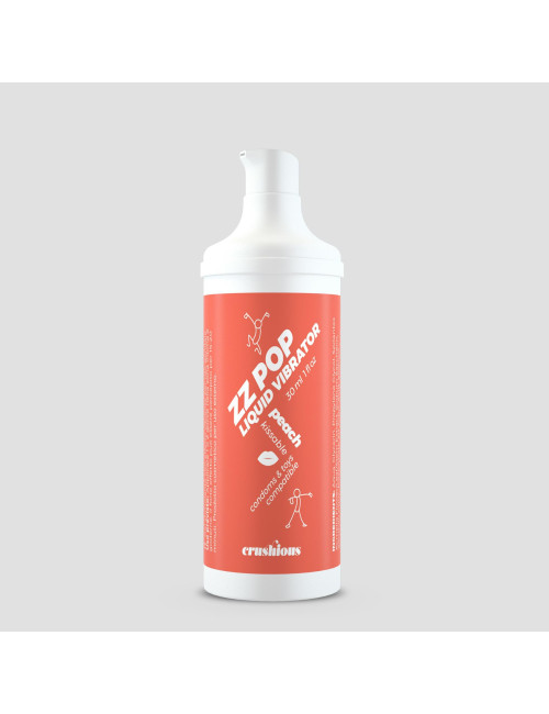 Crushious ZZ Pop Liquid Vibrator Peach 30ml
