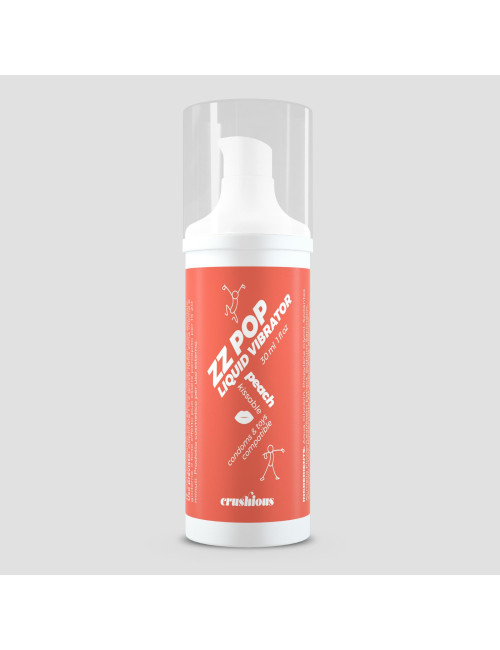 Crushious ZZ Pop Liquid Vibrator Peach 30ml