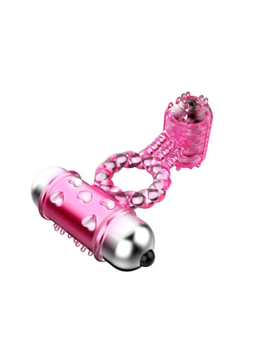 BAILE Sweet Vibration Ring - Pierścień na penisa z 10 funkcjami wibracji