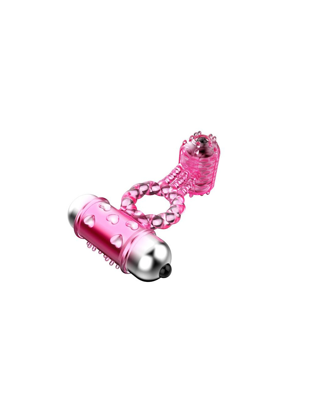 BAILE Sweet Vibration Ring - Pierścień na penisa z 10 funkcjami wibracji