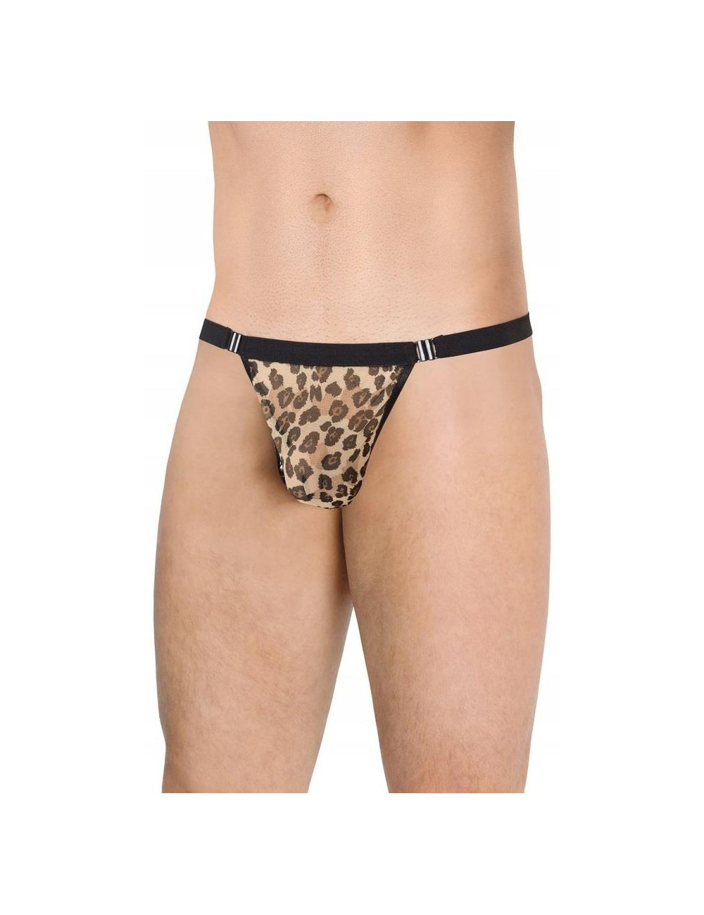 Męskie stringi SoftLine Collection 4528 panterka OneSize