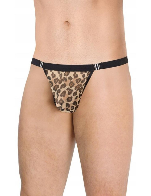 Męskie stringi SoftLine Collection 4528 panterka OneSize