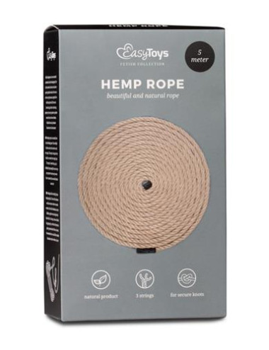 Wiązania-Hemp Bondage Rope 5M