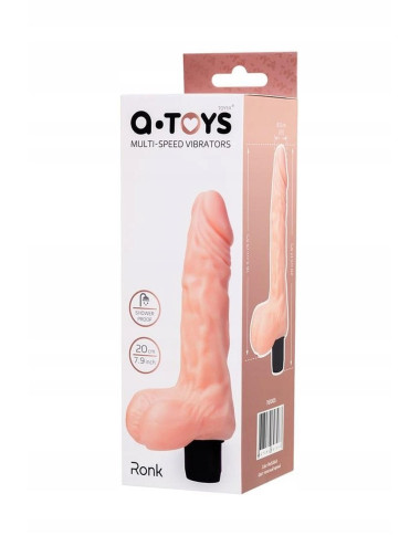 A-TOYS, Realistic Multi-Speed vibrator,, TPE, vibration modes, 14cm