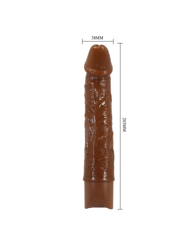 Pretty Love Leander Realistic Vibrating Dildo (Brown Edition)
