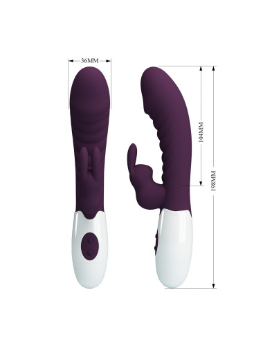 PRETTY LOVE - Naughty Bunny 30 functions Dark Purple