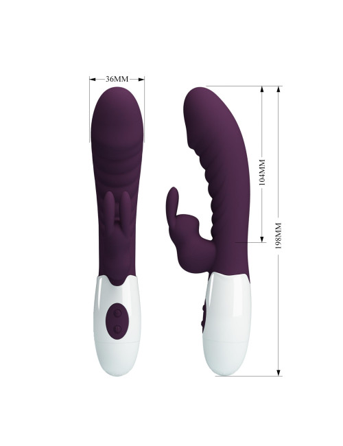 PRETTY LOVE - Naughty Bunny 30 functions Dark Purple