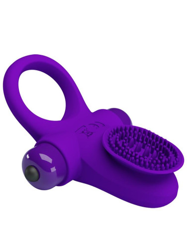 PRETTY LOVE - VIBRANT PENIS RING II Purple