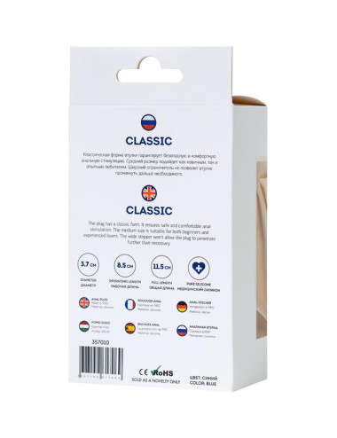 ToDo Classic Blue Anal Plug M