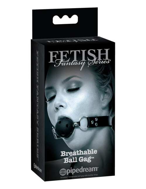 Pipedream Fetish Fantasy Ball Gag Czarny Knebel BDSM
