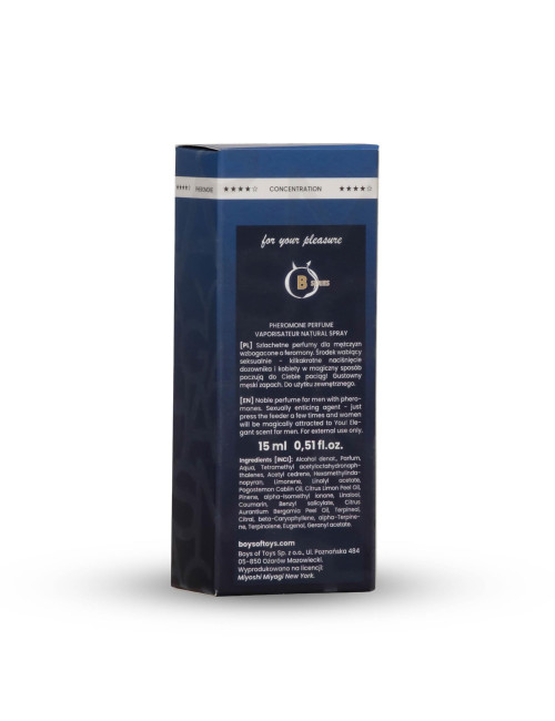 Miyoshi Miyagi INSTINCT Feromony z Perfumami dla Mężczyzn 15 ml