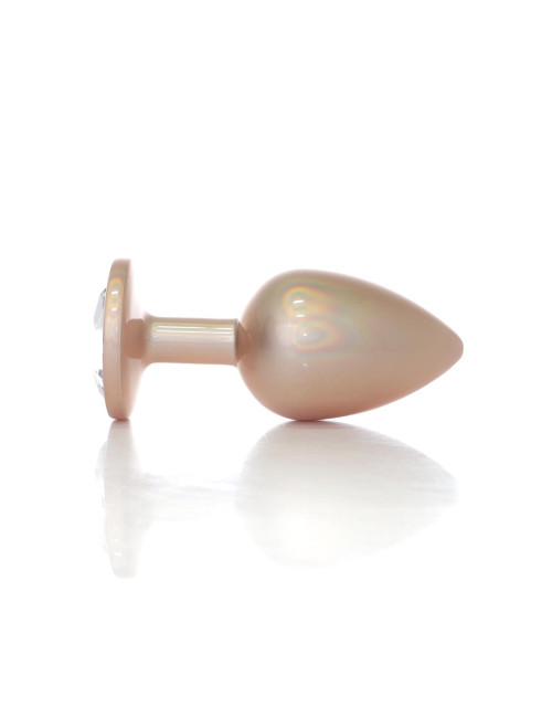 Plug-Jewellery Pearl Gold PLUG- Clear L