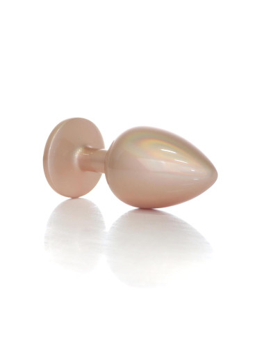 Plug-Jewellery Pearl Gold PLUG- Clear L