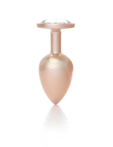Plug-Jewellery Pearl Gold PLUG- Clear L