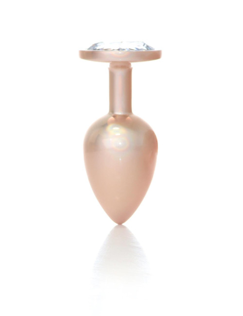 Plug-Jewellery Pearl Gold PLUG- Clear L