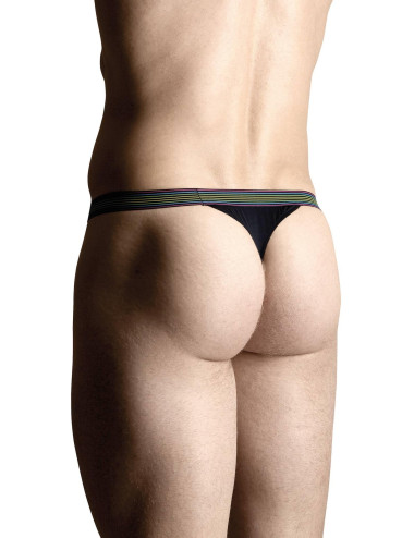 Mens thongs 4496 - black XL