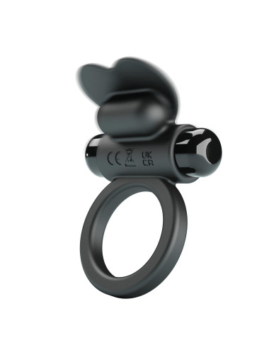 PRETTY LOVE - VIBRANT PENIS RING DEBONAIRE Black, 10 vibration functions