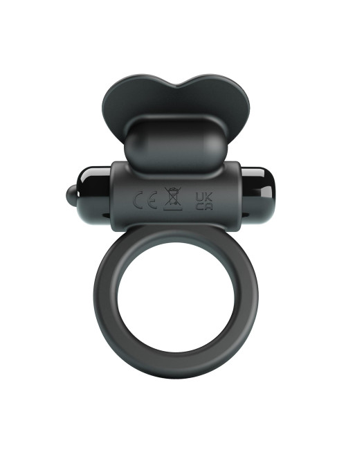 PRETTY LOVE VIBRANT PIERŚCIENIE EREKCJI Z WIBRACJĄ DEBONAIRE Black – 10 funkcji