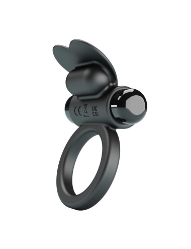 PRETTY LOVE - VIBRANT PENIS RING DEBONAIRE Black, 10 vibration functions
