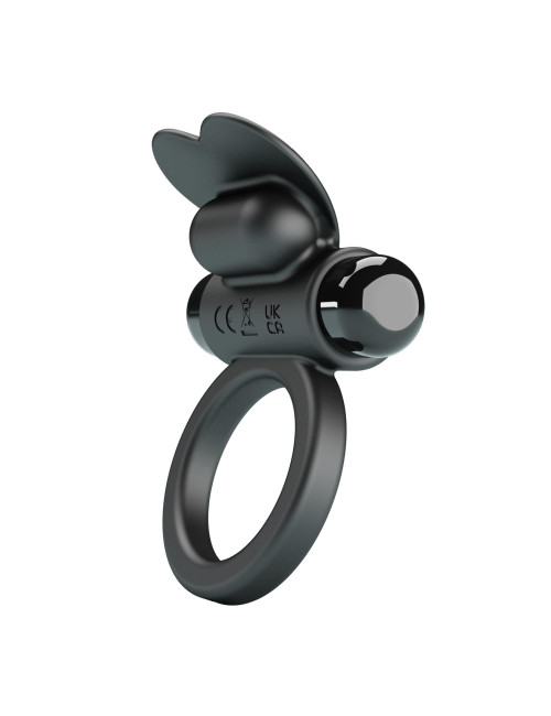PRETTY LOVE VIBRANT PIERŚCIENIE EREKCJI Z WIBRACJĄ DEBONAIRE Black – 10 funkcji