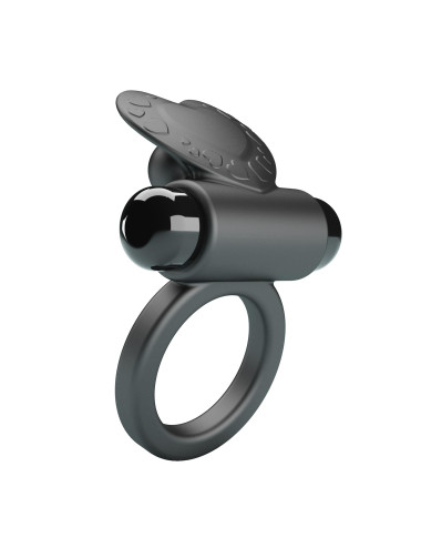 PRETTY LOVE - VIBRANT PENIS RING DEBONAIRE Black, 10 vibration functions