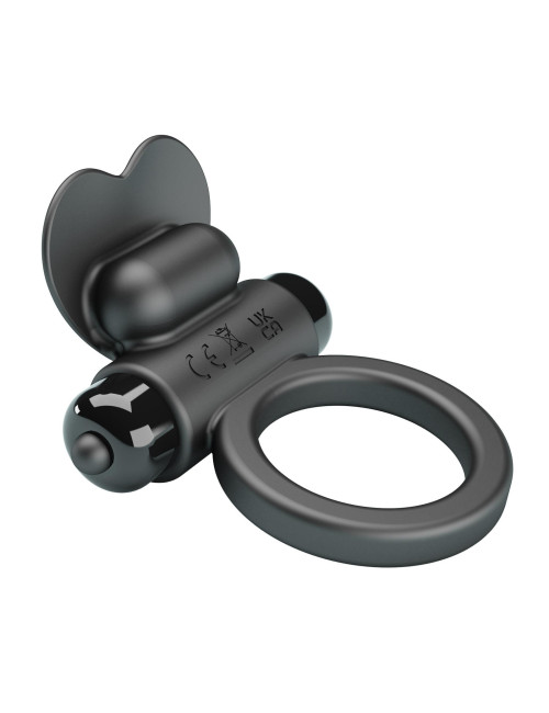 PRETTY LOVE VIBRANT PIERŚCIENIE EREKCJI Z WIBRACJĄ DEBONAIRE Black – 10 funkcji