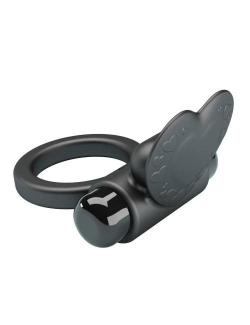 PRETTY LOVE VIBRANT PIERŚCIENIE EREKCJI Z WIBRACJĄ DEBONAIRE Black – 10 funkcji