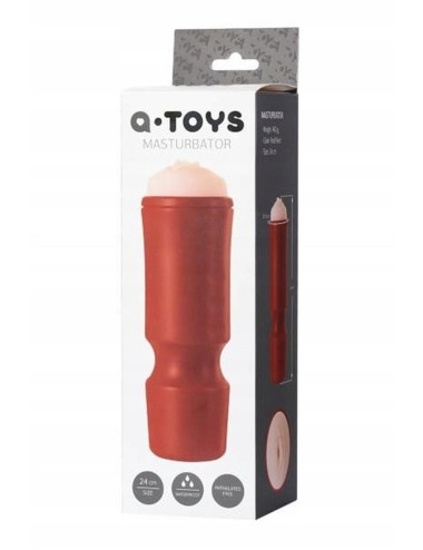 A-TOYS, Masturbator,TPE, ABS-plastic, 24 cm, diameter 7,6 cm