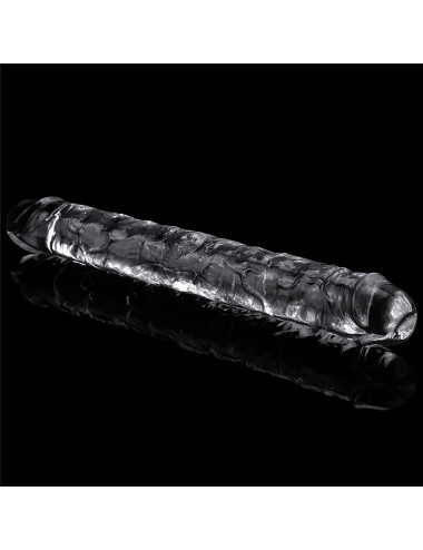 Flawless Clear Double dildo 12''