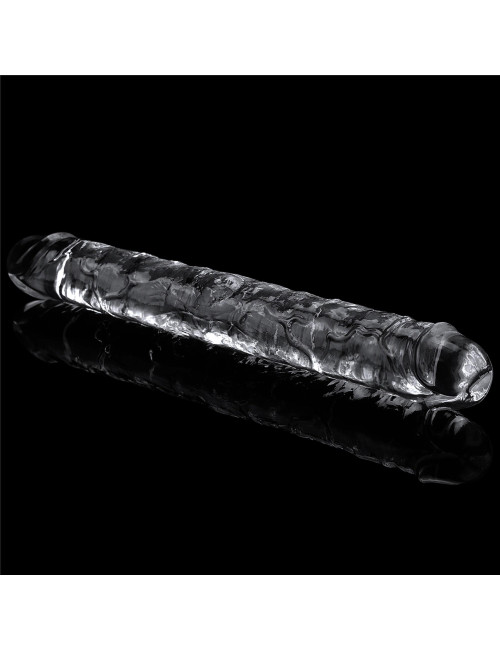 Lovetoy Flawless Clear Przezroczyste Podwójne Dildo 12 cali
