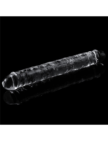Flawless Clear Double dildo 12''