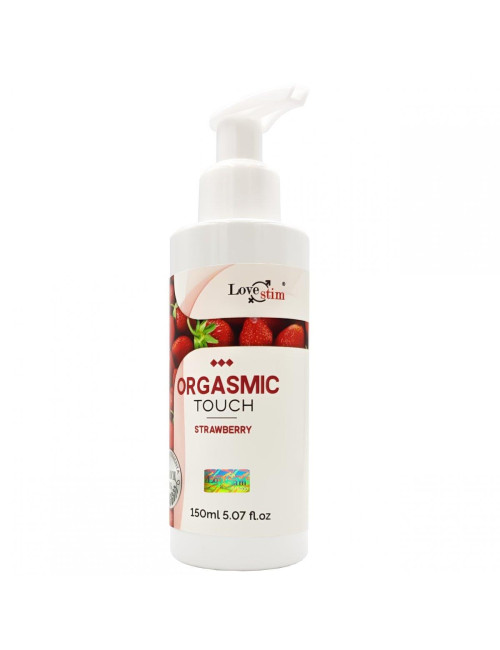 LoveStim Orgasmic Touch Olejek Masujący Strawberry 150 ml