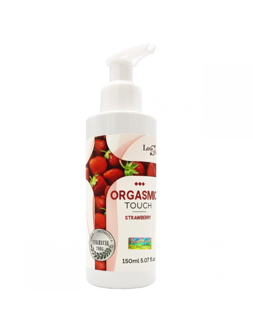 LoveStim Orgasmic Touch Olejek Masujący Strawberry 150 ml