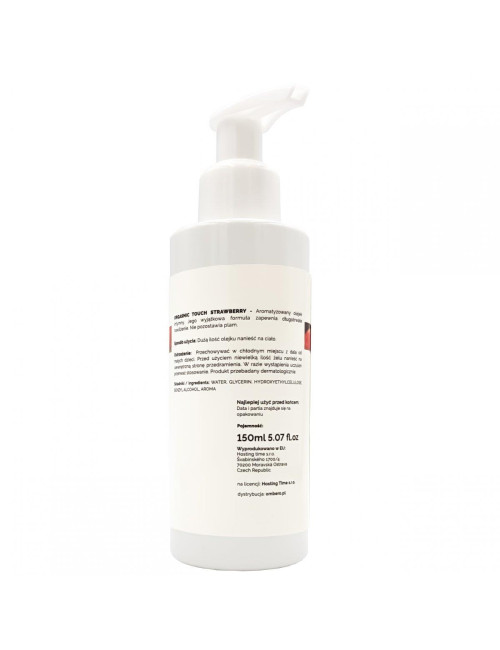 LoveStim Orgasmic Touch Olejek Masujący Strawberry 150 ml