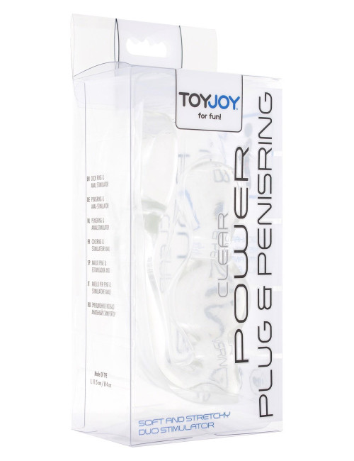 Power Plug & Penisring Transparent