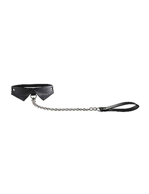 Exclusive Collar & Leash Black – Obroża i Smycz BDSM, Kagańce | Zabawki BDSM